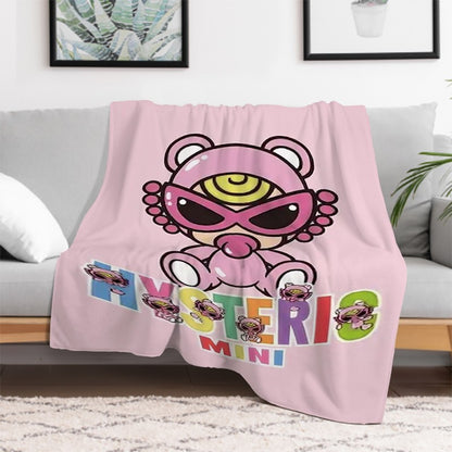 Japan Fashion Hysteric Mini Throw Downy Summer Blanket Fluffy Camping Chair Catnap Throws for Lounge Sofas Blankets Sofa Quilt