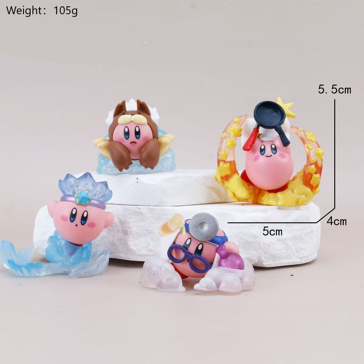 Jogo Kirby Action Figures Personagens Bonitos Desenhos Animados Enfeites de Mesa Estatueta Modelo PVC Coleção para Fãs Presente de Aniversário para Fãs