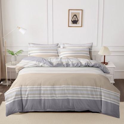 3pcs Printing Brushed Bedding Set, Duvet Cover Pillowcase Set, Skin Friendly Breathable Duvet Cover Pillowcases ?Without Sheet?