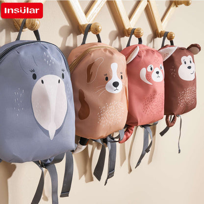 Novas mochilas infantis anti-perda com desenhos de animais fofos, mochilas escolares para meninos e meninas da pré-escola, mini bolsas escolares