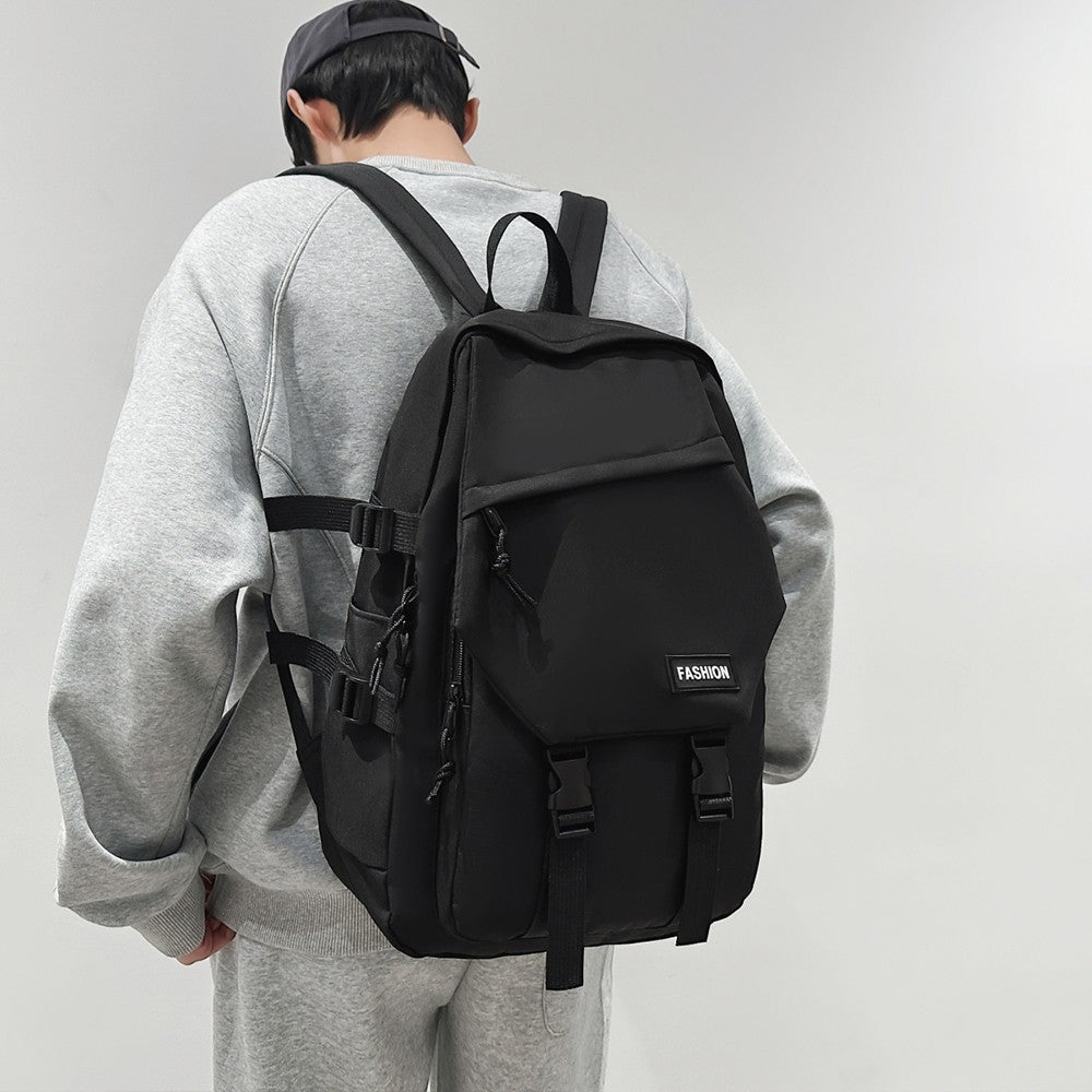 Mochila Escolar para Ensino Médio, Mochila Masculina para Campus, Mochila Feminina de Viagem Simples de Grande Capacidade