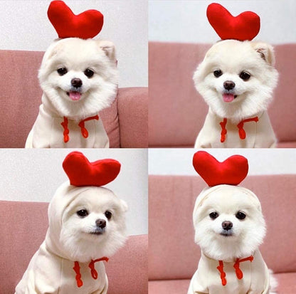 Roupas para Pets Cachorros Moletom com Capuz Fruta Casaco Quente Gato Suéter Fantasia de Inverno para Filhotes Cães de Pequeno Médio Grande Porte e Gatos