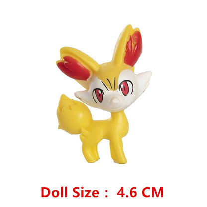 Pokémon 4-13cm Bonecos de Desenho Animado Filme Anime Pikachu Eevee Charmander Mewtwo Bonecos Colecionáveis Melhor Presente de Aniversário para Crianças