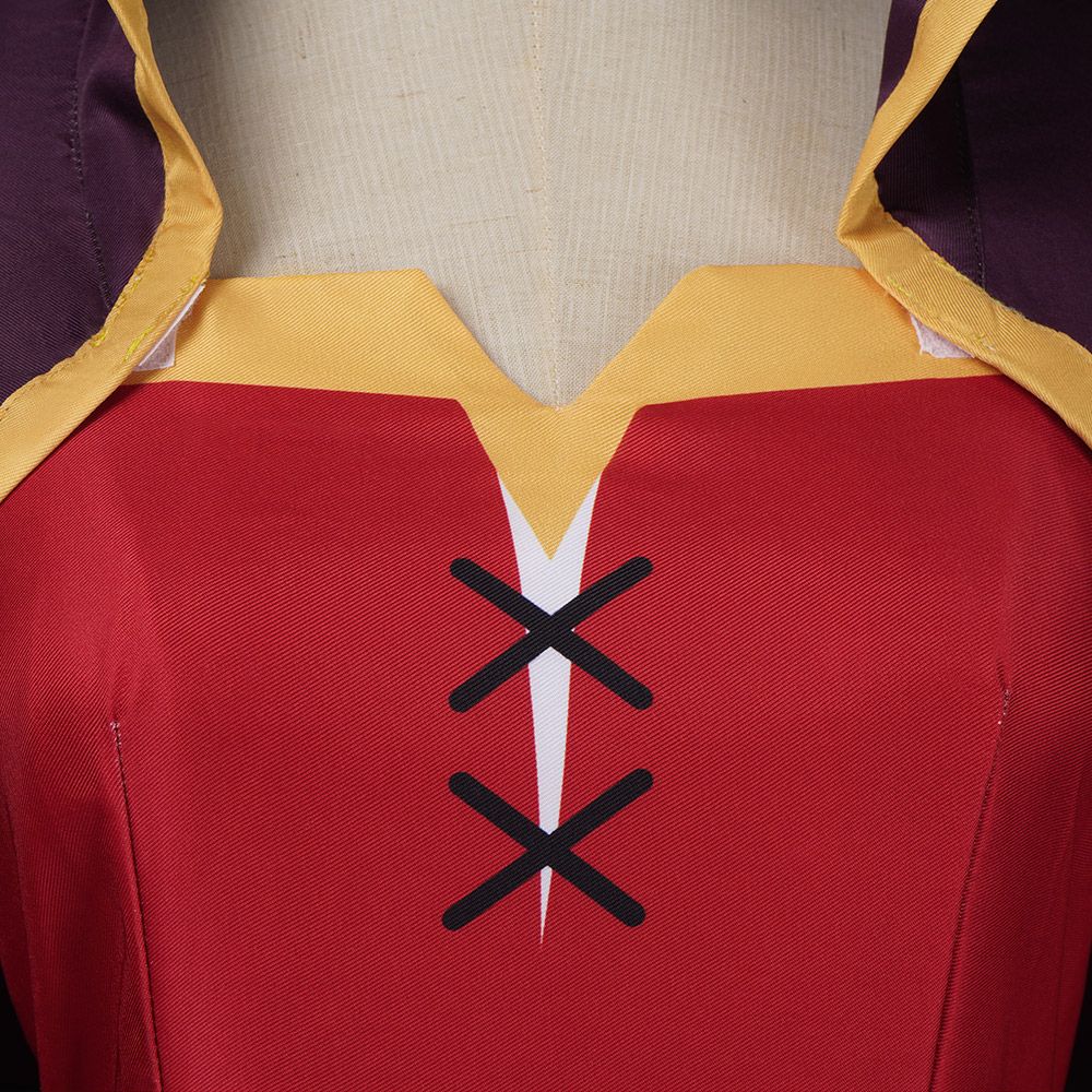 Anime megumin cosplay costume konsubarash Sekai ni shukufuku wo! Cosplay dress hat cloak uniform wig Halloween party cos girls