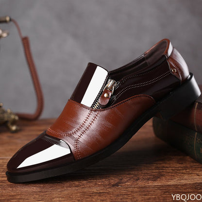 2026 Large Size Fashionable Men's Office Formal Shoes Low Cut Daily Comfortable Pointed Multifunctional Men's Wedding Shoes