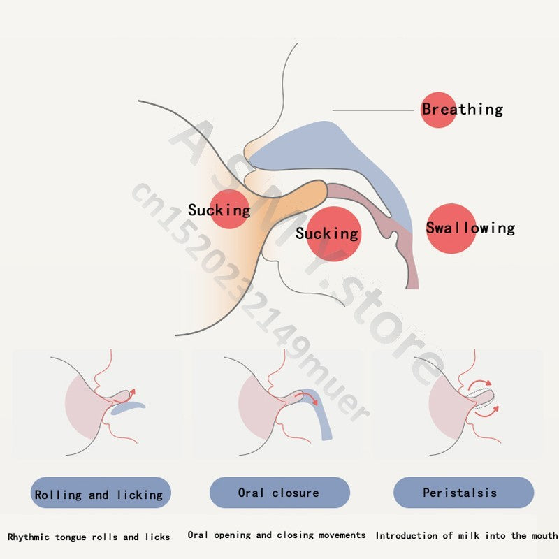 Oberni 240ml/300ml newborn PPSU baby bottle, large wide-bore easy to clean, wear a handle, baby more convenient to drink milk