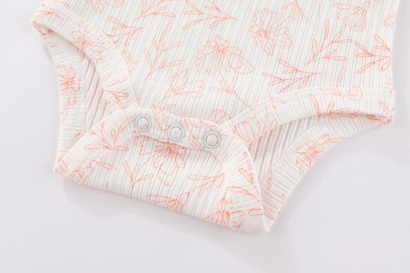 Kiddiezoom 5 Pcs/Lot Four Seasons Fashion Cartoon Short Sleeve Baby Boy Girl Bodysuits Soft 100%Cotton Newborn Onesies Clothes