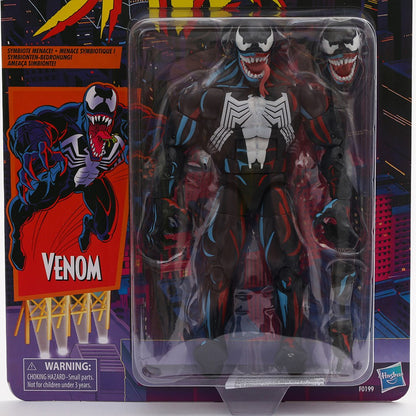 Boneco de Ação de PVC Colecionável Homem-Aranha Cel-Shading Comics Marvel Legends Retro Cardback Modelo de Brinquedo de Presente