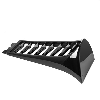 Tampa Frontal Inferior do Radiador ABS da Motocicleta Carenagem de Queixo Spoiler Cromado/Preto para Harley Softail Street Bob Breakout