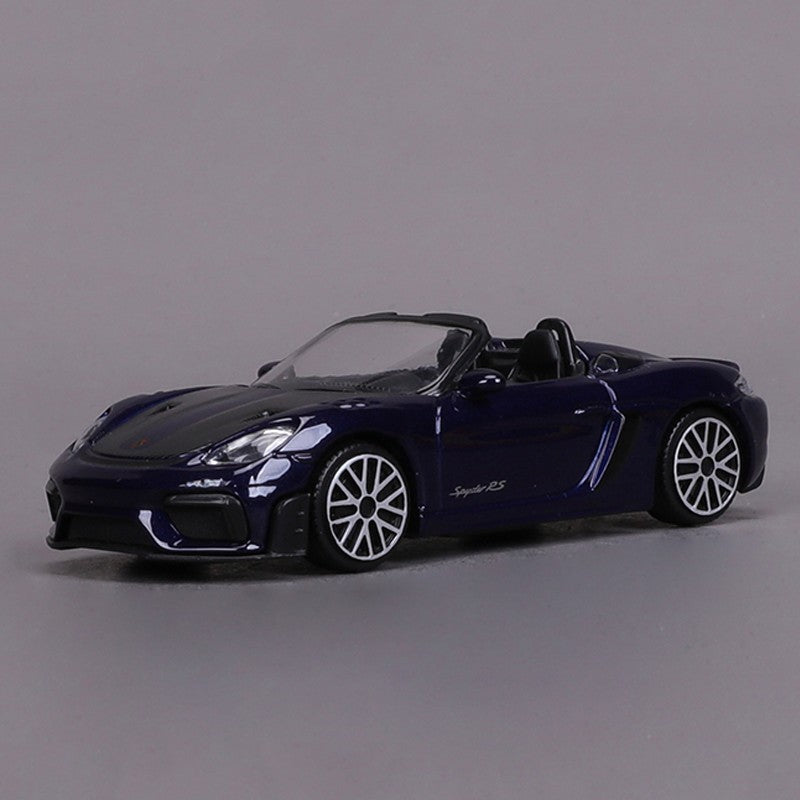 Novidade em estoque Bburago 1:43 Porsche 718 Spyder Rs Liga Miniatura Modelo Diecast Lamborghini Revuelto Toyota Modelo de Carro de Brinquedo Presente para Criança