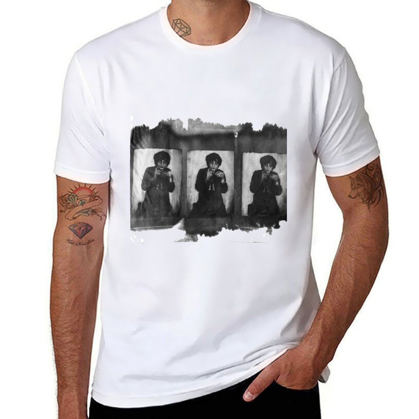 multiple man fit Pete image t-shirt man shirts plain print package for black for T-Shirt T-Shirt cotton t slim Doherty Cyanotype