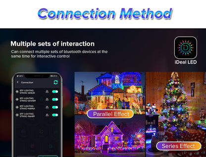 USB Christmas Lights String 5m 10m Bluetooth Music APP Remote DC5V WS2812B Party Wedding Garden Backyard Star Rugby Strawberries