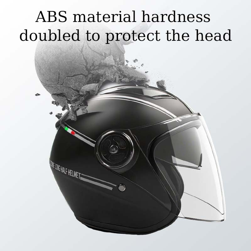 Capacete de motocicleta adulto com certificação 3C, capacete de scooter elétrica com proteção multicamadas