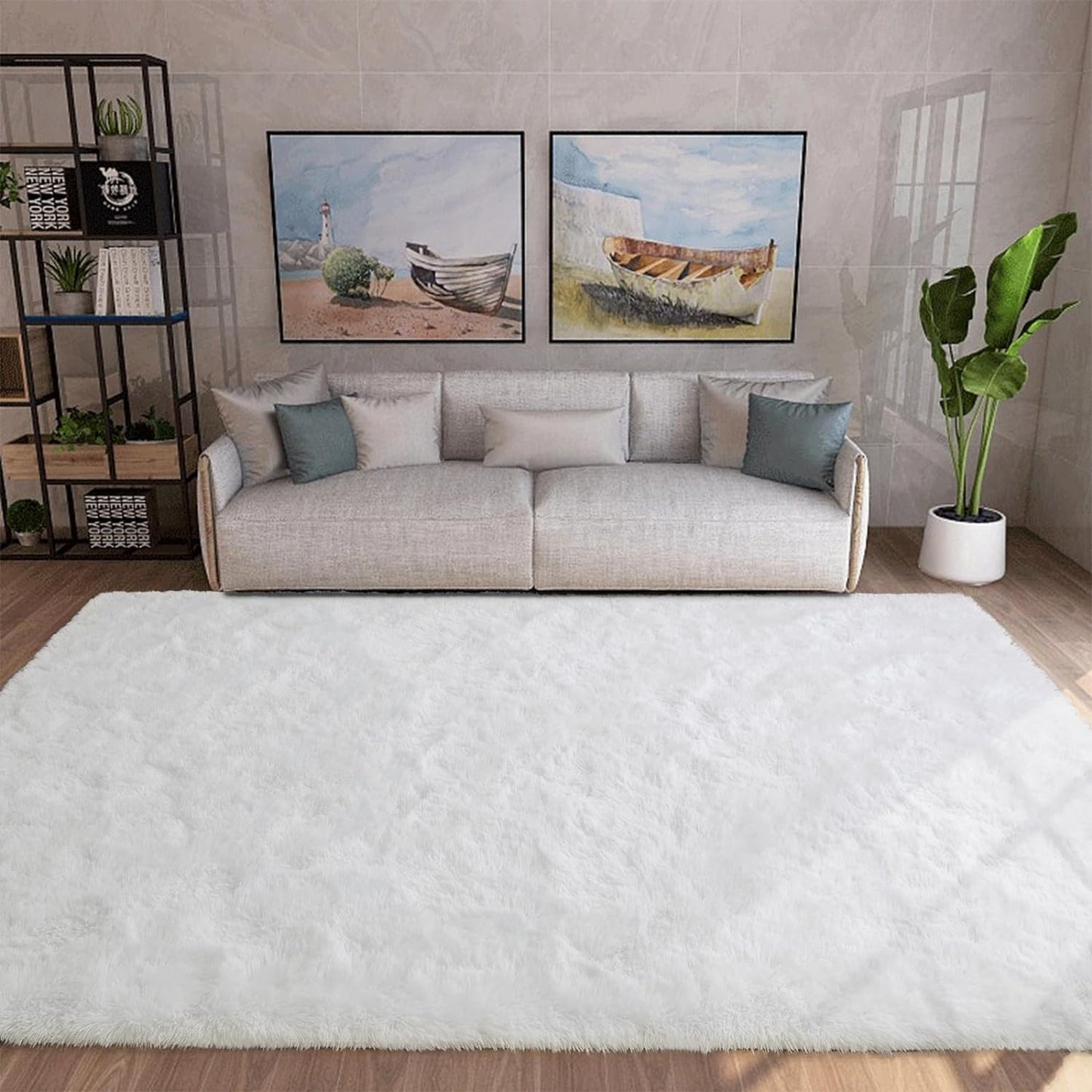 Silk Wool Carpet Living Room Plush Rug Bed Room Floor Fluffy Mats Non-slip Home Decor Soft Velvet Carpet Kids Room Blankets