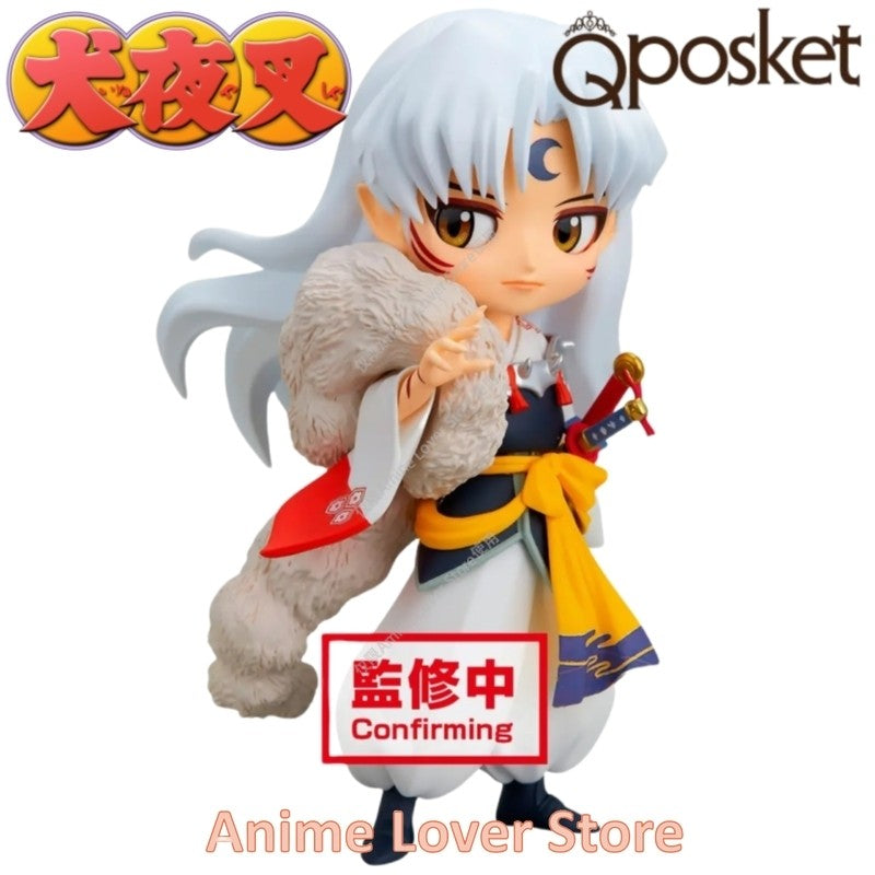 Em estoque Bandai Banpresto Original Q Posket Inuyasha Sesshoumaru Higurashi Kagome Miroku shippou Anime Figure Brinquedos presente