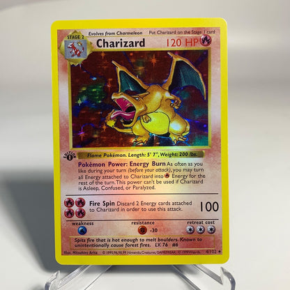 Cards Pokémon Charizard Charizard Brilhante Charizard Holográfico Charizard Ex GX VMX Hobbies Coleção Rara Cartas de Batalha Brinquedos Presentes