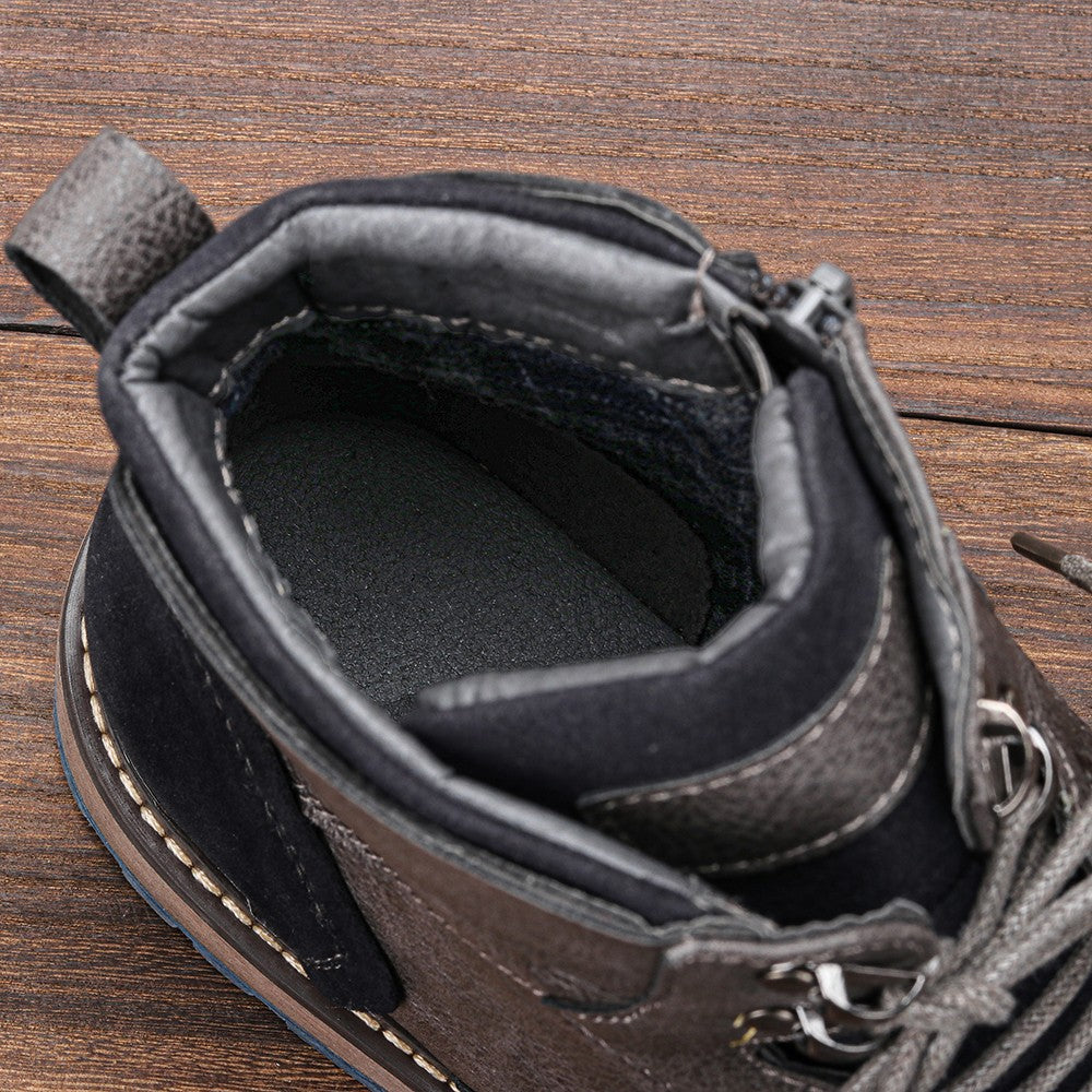 Botas Masculinas de Cano Curto Tamanho 39-45 Botas de Couro Masculinas Marca #AL605