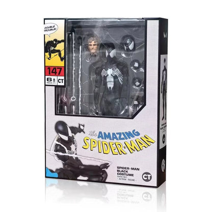 Mess Toys & Ct Toys Full Range Black Suit Neighbor Spiderman Mafex 143 Ben Reilly Comic Ver The Amazing Action Figure Toys Gift