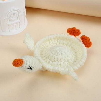 Funny Crochet Animal Coaster Finished Handwoven Coaster Coffee Cup Decor Gift