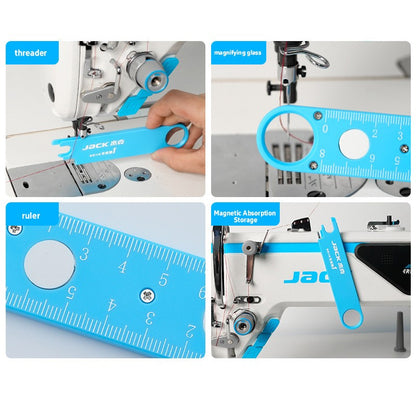 Jack Anti-prick Wire Threading Device Piercer Magnetic Absorption Nano One-second Threading Scale Feature Sewing Accessories