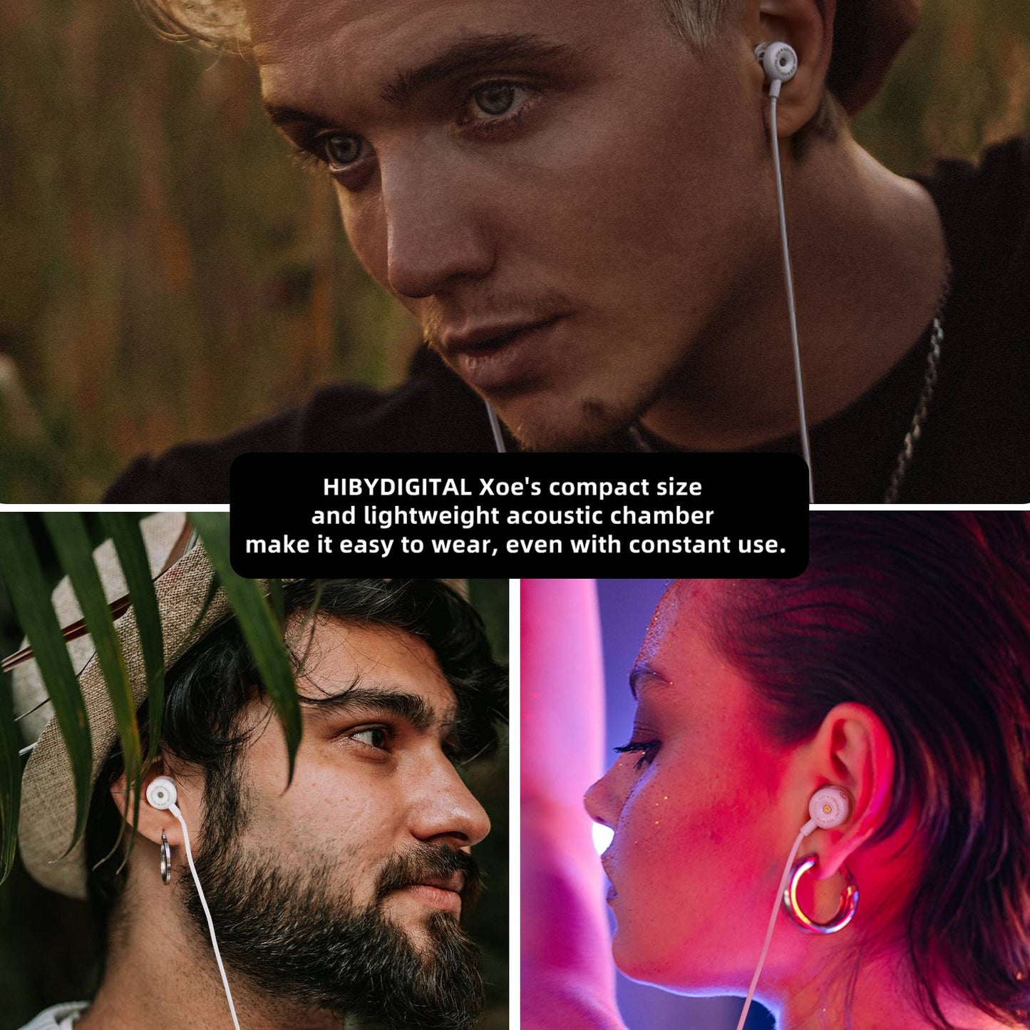 HiBy Digital XOE USB Type C 8mm DLC Diaphragm Dynamic Driver DSD Decoder In-Ear IEM Earphones Earbuds DAC ES9270C With HD MIC