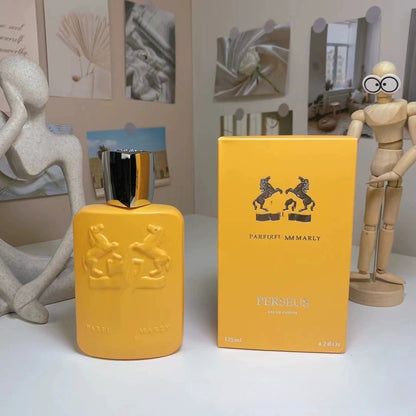 Perfume Clássico de Luxo Masculino 125ml Grande Capacidade Floral Amadeirado Fragrância Colônia Longa Duração Leve Eau De Parfum