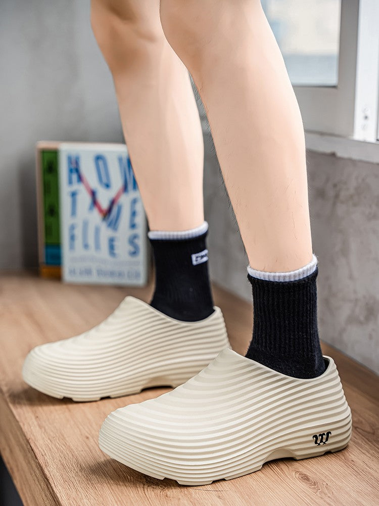 Chef Shoes for Men, New Spring and Autumn Models, Fully Waterproof and Oil-Resistant, Chef-Specific Work Shoes, Rain Boots, Labo