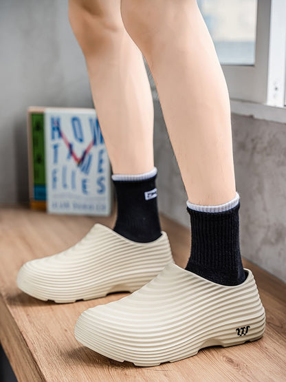 Chef Shoes for Men, New Spring and Autumn Models, Fully Waterproof and Oil-Resistant, Chef-Specific Work Shoes, Rain Boots, Labo