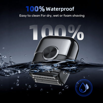 KENSEN S26 Electric Shaver for Men 4D Floating Blades Foil Shavers Waterproof 8000RPM Beard Trimmer Portable Mini Electric Razor