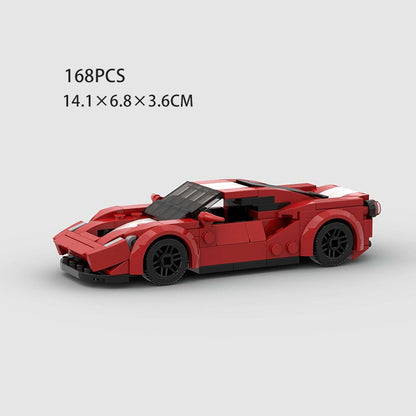 MOC Carro Esportivo de Corrida Veículo Cidade Speed Racer Modelo Técnico Blocos de Construção Tijolos Supercarro F1 Brinquedos Infantis Presentes para Meninos NSX