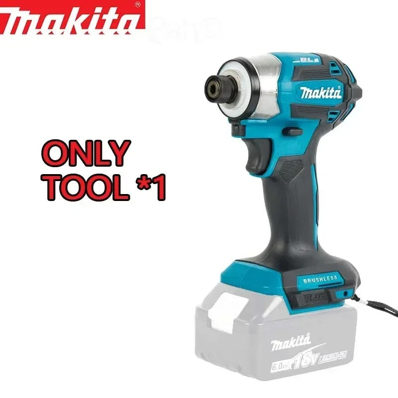 Parafusadeira de Impacto Makita DTD173 18V Sem Fio, Sem Escova, 180Nm, Furadeira Elétrica com Luz LED, Ferramenta Doméstica Multifuncional