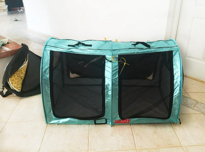 EFCAT Tenda de Exposição Dobrável para Gatos, Gaiola Grande, Casa, Gatinho, Sala de Parto, Gaiola Portátil Profissional para Exposição de Gatos
