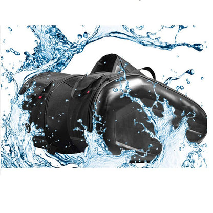 Newest Motorcycle Waterproof Racing Race Moto Helmet Travel Bags Suitcase Saddlebags + One Pair of Raincoat+Plastics