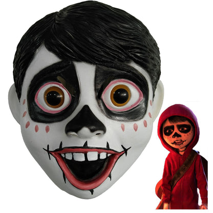 Anime Hector And Miguel Cosplay Mask Anime Skeleton Latex Headgear Halloween Carnival Party Roleplay Mask For Men Boys