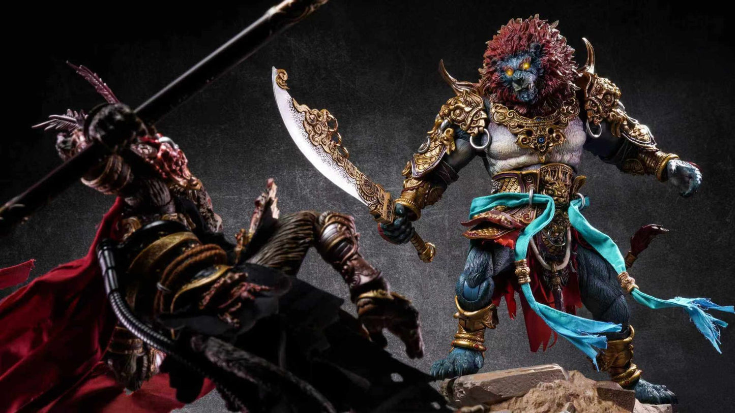 Fury Toys AZURE LION DEMON 1/12 KINGS AT LION CAMEL RIDGE Kit Boneco de Ação Versão Clássica Dourada Coleção Modelo Hobby Presentes