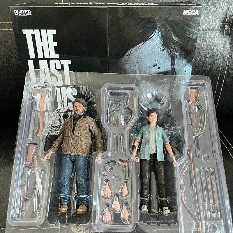 18cm NECA The Last Of Us Part 2 Joel Ellie Com Arco Action Figure 2 pçs/set Modelo Brinquedo Articulado Presente de Natal Brinquedo Premium