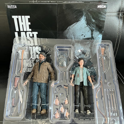 18cm NECA The Last Of Us Part 2 Joel Ellie Com Arco Action Figure 2 pçs/set Modelo Brinquedo Articulado Presente de Natal Brinquedo Premium
