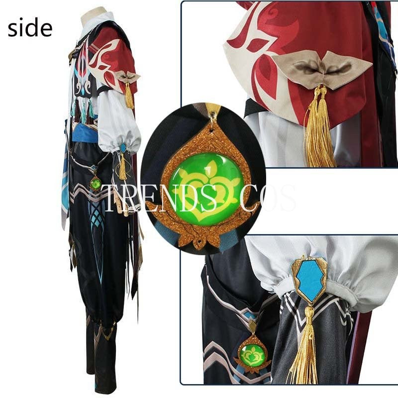 Kaveh Cosplay Costume Big Size Kaveh Uniform Halloween Kaveh Outfits for Anime Comic Con