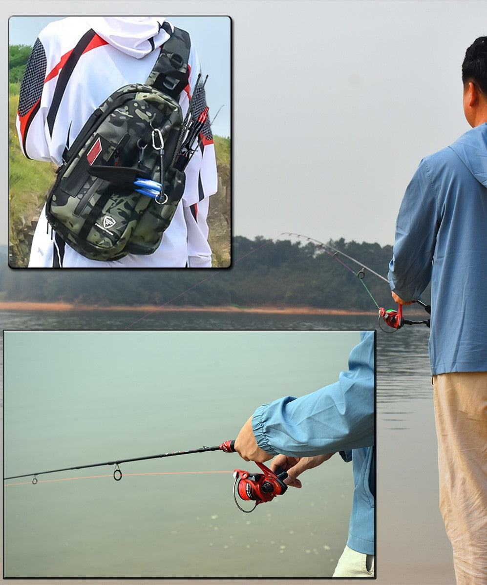 BIUTIFU Vara de Pesca Giratória e de Arremesso Fuji Lure Mini Rock 1.8/2.1/2.4/2.7/3.0m Carbon Baitcasting PHISHGER Rápida 5-42g
