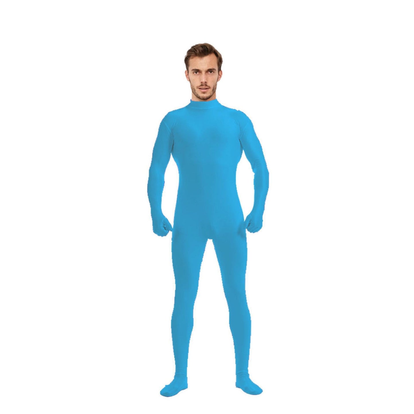 Adult Spandex Full Body Skin Tight Jumpsuit Zentai Suit Bodysuit Halloween Costume Women Men Dance Unitard Party Dancewear