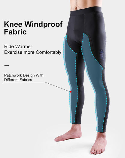 LAMEDA 2025 Pro Winter Cycling Bib Longs Thermal Wool Lined Windproof Reflective Padded Bike Pants Seamless Leg Panel 3D Cutting