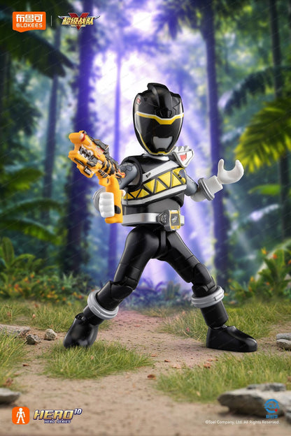 [Em Estoque] Original Blockee Super Senta Zyuden Kyoryuger Power Rangers Dino Super Charge Blocos de Montar Bonecos Brinquedos de Montagem