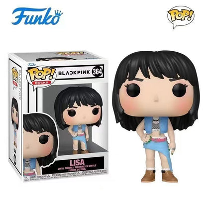 Original Blackpink Action Figure Funko Pop Model Lisa Statue Jennie Figurine Jisoo Figure Rosé Figure Model Collectible Gifts