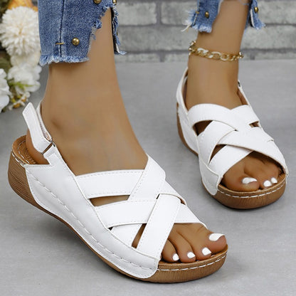 Women Sandals Shoes Summer Beach Shoes Woman Party Sandals For Women Wedge Ladies Shoes Non-Slip Footwear Women Sandal Female