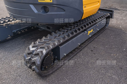 Ar Condicionado Cabine Escavadeira Mini de Esteira 2,5 Toneladas Trator Agrícola a Diesel Mini Escavadeira Hidráulica Máquinas de Construção