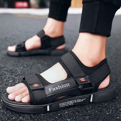 YRZL Summer Mens Sandals Non Slip Wear Resistant Outdoor Sandals for Men Lightweight Comfortable Beach Shoes for Man