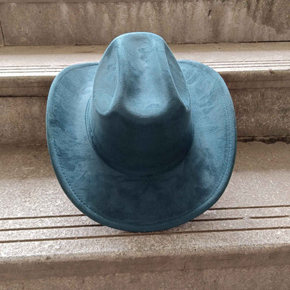 Suede Cowboy Hat Double Concave Top Classic Vintage Mens Womens Western Cowboy Hat ?????????? ?????