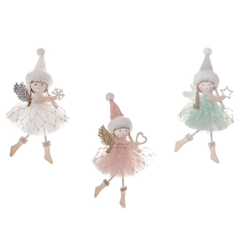 New Year 2024 Christmas Angel Dolls Xmas Tree Pendant Ornaments Navidad 2022 Christmas Decoration for Home Natal Gifts Noel Deco