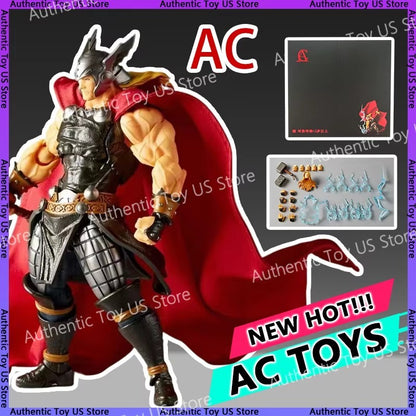 AC Toys New First Batch Thor Anime Figurine Amazing Yamaguchi Revoltech Kaiyodo Anime Action Figure Collectible Model Gift Toy