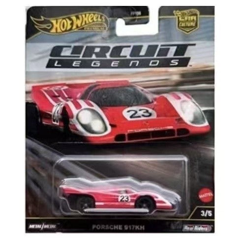 Hot Wheels Car Culture Series Original Ferrari Porsche Mustang Subaru 2025 K Case (Mix 5) Circuit Legends Premium 1:64 Carro de Presente